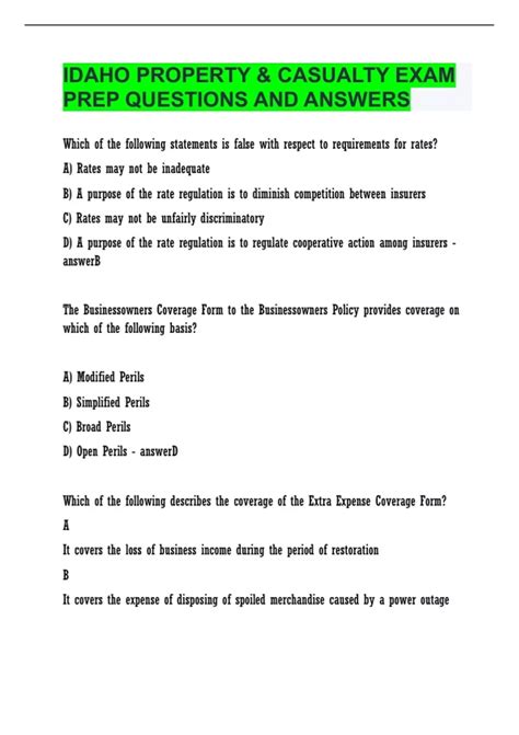 Questions And Answers: Property ( Questions And Answers) 4