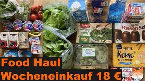 Wocheneinkauf 18 Food Haul Rabatte Wocheneinkauf gesund günstig