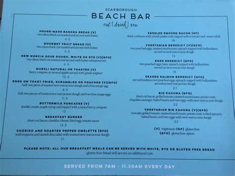 Scarborough Beach Bar Menu, Menu for Scarborough Beach Bar, Scarborough, Perth - Urbanspoon/Zomato