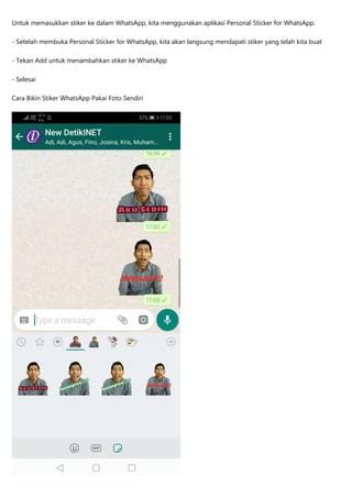 Cara Bikin Stiker Whatsapp Iphone PDF