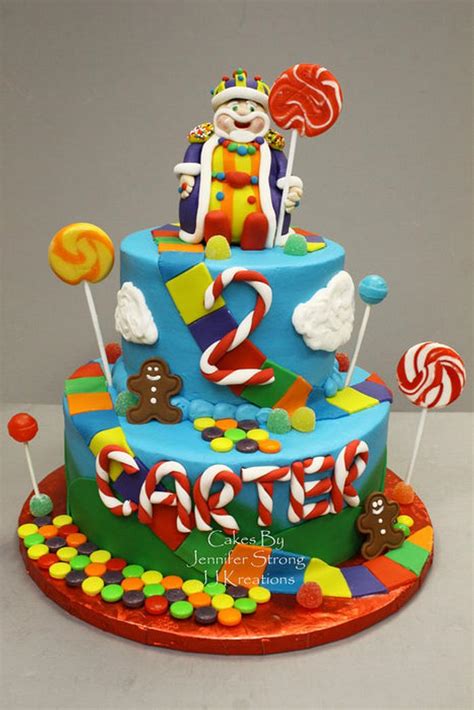 Candyland Decorated Cake By Jennifer Strong Cakesdecor