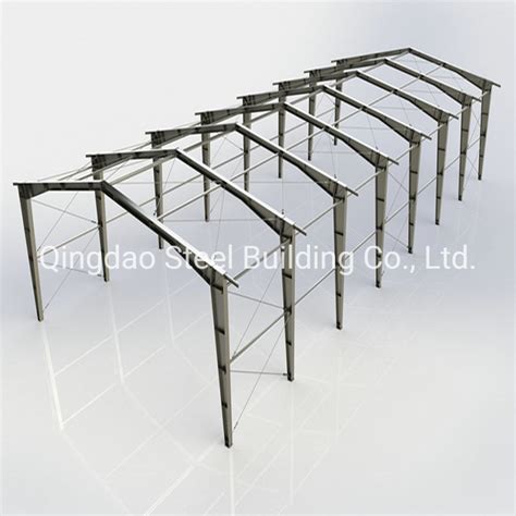 Prefab Steel Workshop Construction Light Structure Factory Building