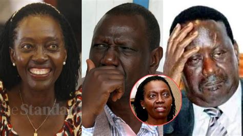 Hivi Sasa Martha Karua Amuunga Ruto Mkono Ampongeza Na Sifa Tele Kwa