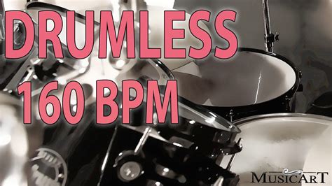 Drumless Pop Rock Backing Track 160 Bpm From 100 To 200 Bpm Serie Youtube