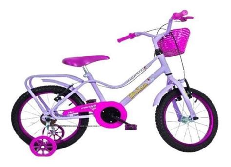 Bicicleta Monark Brisa Feminina Aro 16 Violeta Cod 53109 6 Frete grátis