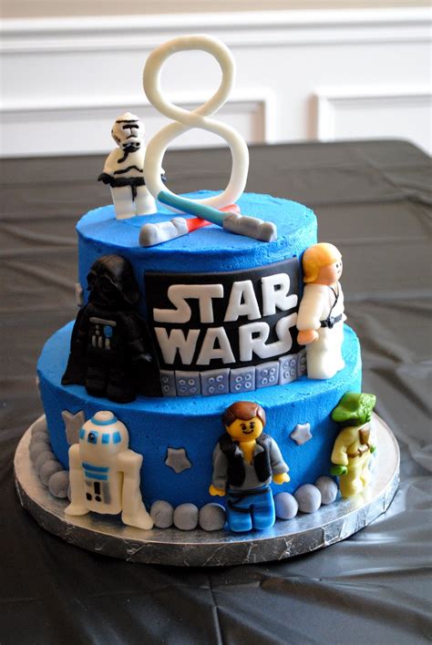 Star Wars Birthday Cake Images Wars Star Cake Birthday Themed Tier