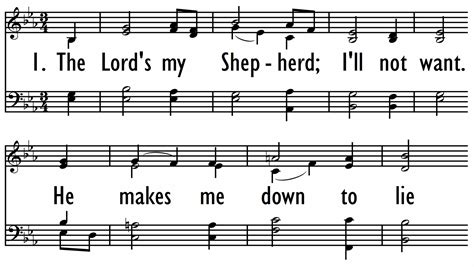 The Lord S My Shepherd I Ll Not Want Digital Songs Hymns 5656 Hot Sex Picture