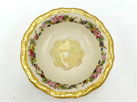 Platter With Gilding Rosenthal Chippendale Germany 1948 For Sale At