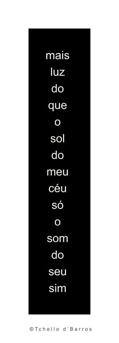 A Black And White Bookmark With The Words Mais Duz Que So Do Meu