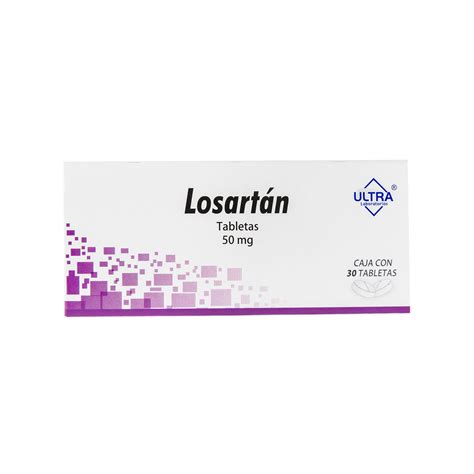 Losartán 50 Mg 30 Tabletas Ultra Vitialife