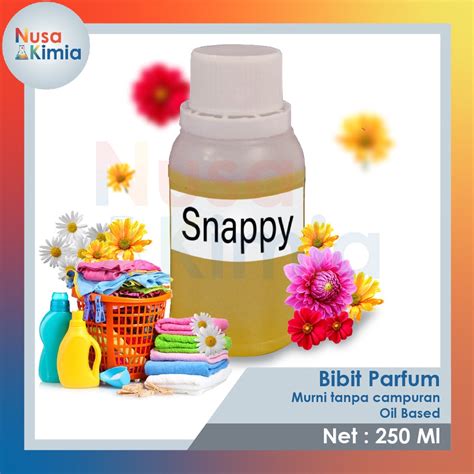 Jual Bibit Parfum Laundry SNAPPY 250 ML Biang Parfum Laundry