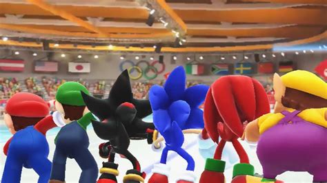 Mario Sonic At The Sochi 2014 Winter Games Speed Skating 500m All