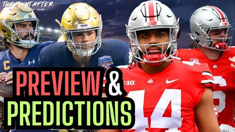 6 Ohio State Buckeyes At 9 Notre Dame Fighting Irish Preview And Predictions Cfb Week 4 Youtube