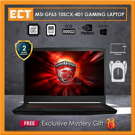 MSI GF63 Thin Price in Malaysia & Specs - RM3199 | TechNave