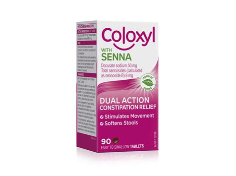 Coloxyl With Senna Tablets 90s Kensington Pharmacy Ltd