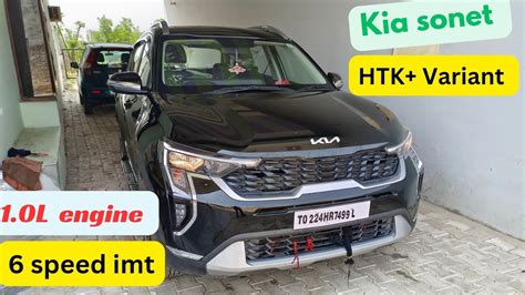 Kia Sonet Htk Plus Variant L Petrol Engine Speed Imt