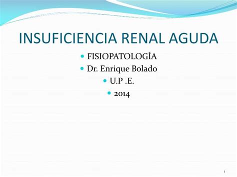 Ppt Insuficiencia Renal Aguda Powerpoint Presentation Free Download Id 3450761