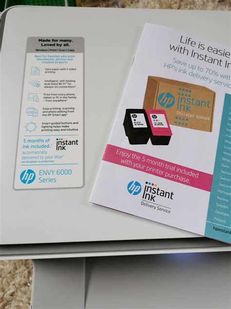 Solved: Hp ENVY 6032 5 Months free instant ink - HP Support Community ...