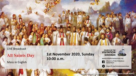 Mass English All Saints Day Youtube