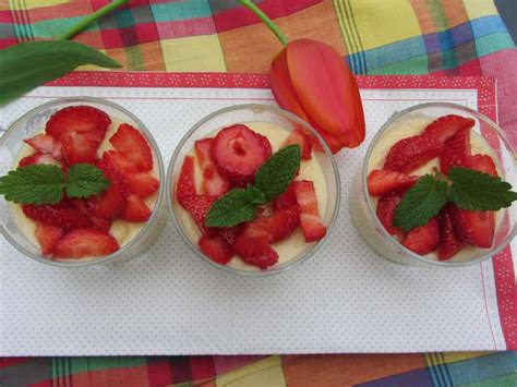 Recettes De Panna Cotta De Du C T Des Framboisiers