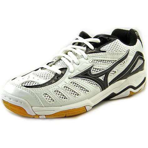 Womens Mizuno Wave Rally 4 Volleyball Shoes White/Black - Walmart.com ...