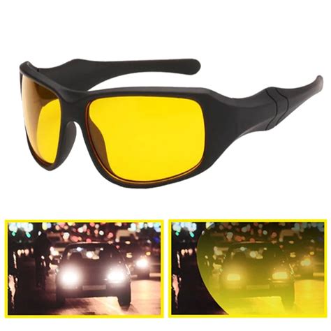 Yurersh Car Headlights Anti Glare Night Vision Drivers Goggles Protective Sunglasses Night