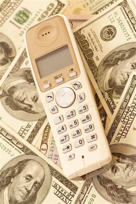 Phone And Money Stock Image Image Of Communication Wealth 11232861