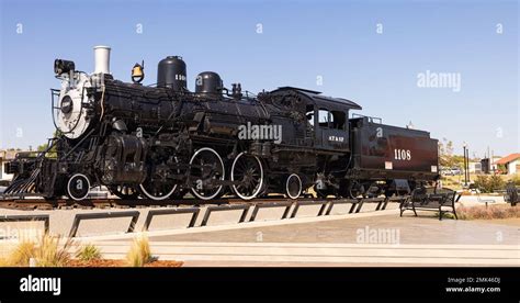 Ardmore, Oklahoma, USA - October 19, 2022: Steam Engine display at the ...