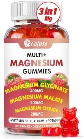 Amazon Magnesium Glycinate 400mg Citrate 200mg Malate 200mg