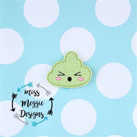 Kawaii Wasabi Feltie Ith Embroidery Design Miss Meggie Designs