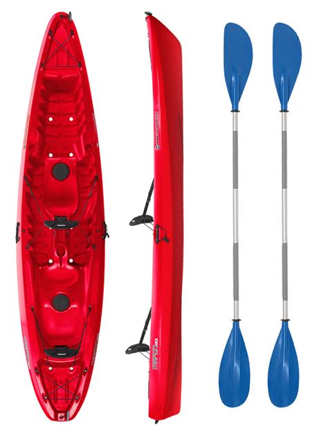 Wilderness Systems Tarpon E Tandem Double Sit On Top Kayak Red