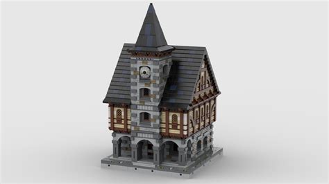 LEGO MOC Mini-Medieval-Modulars 42 - "Town Hall" by mocscout ...