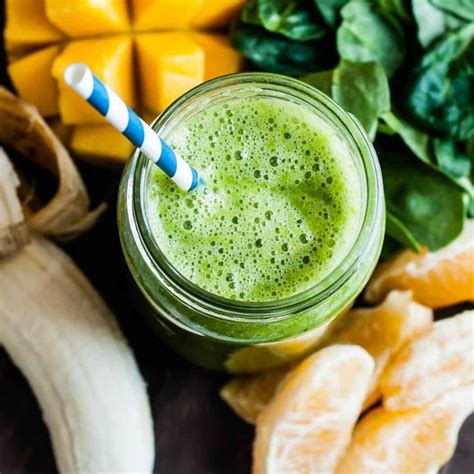 Mango Spinach Smoothie Simple Green Smoothies