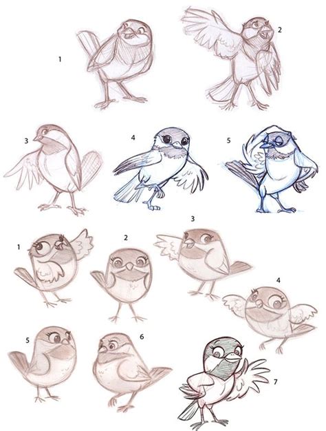 Cartoon Bird Drawing Cartoon Drawings Of Animals Cartoon Birds