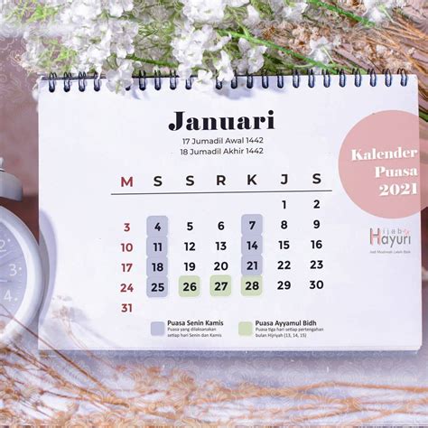 Kalender Puasa Sunnah 2021