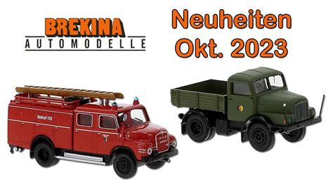 Brekina Modellauto Neuheiten Oktober 2023 Spur H0 YouTube