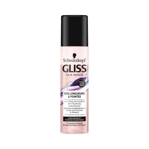 Schwarzkopf Gliss Lait Démêlant Express SOS Longueur Pointe