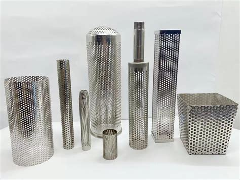 Perforated Metal Tube Filters Dongfu Perforating