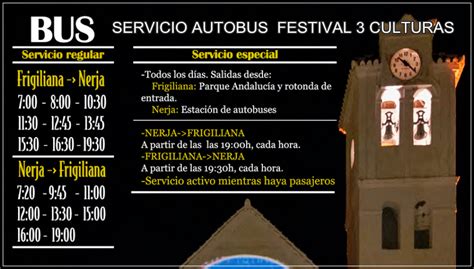 Autob S Frigiliana Nerja Horarios Y Tarifas Transporte Publico El