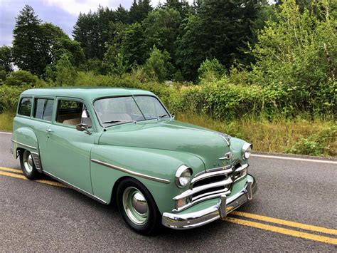 1950 Plymouth Suburban Deluxe Muscle Vintage Cars