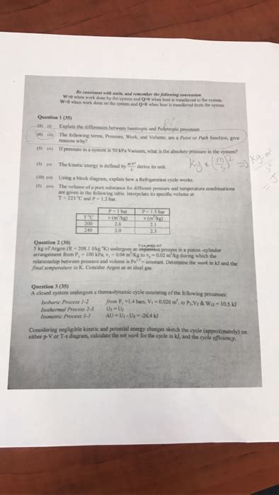 Solved Explain The Differences Between Isentropic And