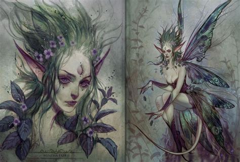 ArtStation Mintha Faerie Naz Nemati Faery Art Fairytale Art