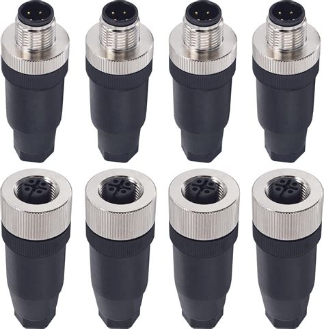 Amazon Lsgoodcare 10Pcs GX12 4P 12MM 4Pin Aviation Plug 90 Degree