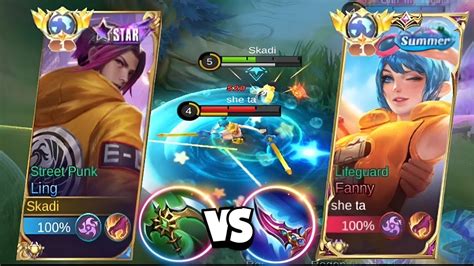 Ling Vs Pro Fanny Crazy Battle Game Play Who Will Win Solo Rank