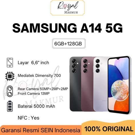 Jual Samsung Galaxy A14 5G 6 128GB Garansi Resmi Di Seller Royal