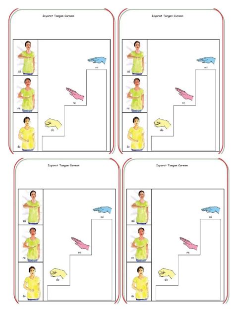 Solfa Dan Isyarat Tangan Curwen Isyarat Tangan Otosection Coba Pakai