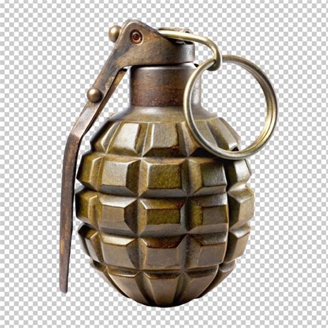 Hand grenade powerful mass destroying weapon | Premium AI-generated PSD