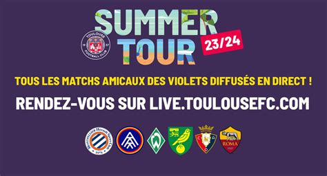 J 1 avant TéFéCé Montpellier suivez le match en direct Toulouse FC