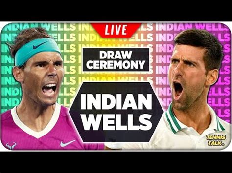 INDIAN WELLS 2022 | ATP Draw Ceremony | LIVE Tennis Reaction