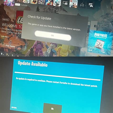 Fortnite Not Updating Ps5 With Pics Rfortnitebr